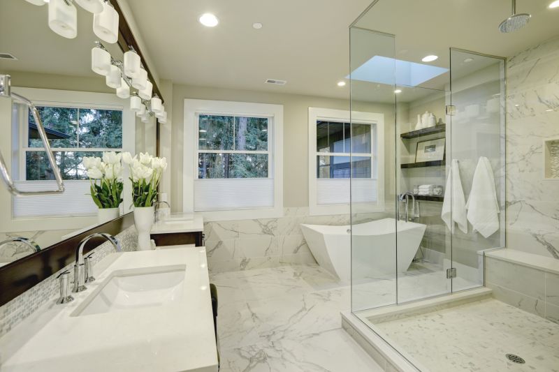 Spacious Master Bathroom Layout